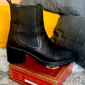 Thursday Boot Company Knockout Boots black matte leather size 8 gently worn 2X
